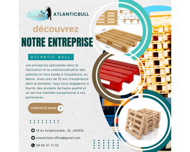 ATLANTICBULL pour la fabrication et la commercialisation des palettes en bois