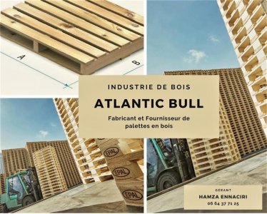 ATLANTICBULL pour la fabrication et la commercialisation des palettes en bois